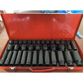35X Impact Socket 1/2" inch Deep Tool Set Metric Garage Workshop Hi Review Image