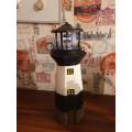 Solar Power Lighthouse Rotating LED Garden Light Haus Dekoration Bewertungsbild
