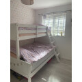 (White) Islington Scandinavian Pine Triple Bunk Bed Review Image