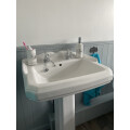 Le Bain White Ceramic Bathroom Lotion Shower Shampoo Liquid Soap Pump Dispenser Review Image