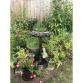 Gardenkraft 17390 Bird Bath with Built-In Base Planter / Bronze Effect Review Image