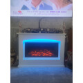 34 Inch Electric Fireplace with Surround Set 7 LED Mood Light Review Image