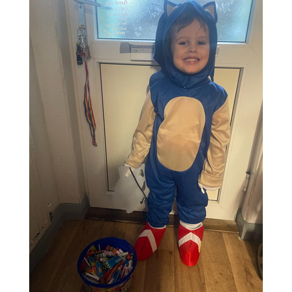 Sonic Colours Boys Hedgehog Sonic Costume Cosplay Kids Child