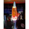 (White Lava in Blue Liquid) DWD Lava Peace Rocket Motion Lamp Review Image