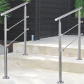 (80cm 3 Cross Bar) Handrail Kit Outdoor Grab Rail Garden Step Support Variable Angle Review Image