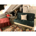 (Green, Double) Comfy Living Albury Futon Sofa Bed Review Image