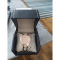 (Brown) Single Grid Leather Watch Box Bracelet Storage Review Image